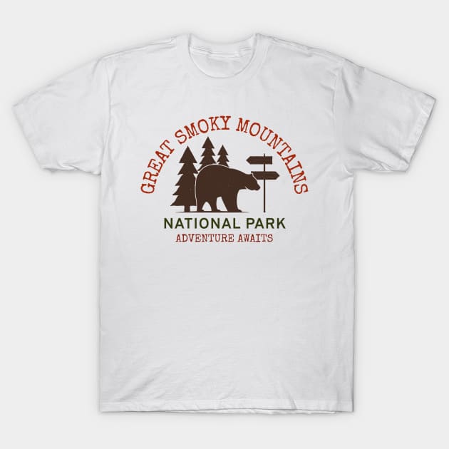 Great Smoky Mountains National Park T-Shirt by Mountain Morning Graphics